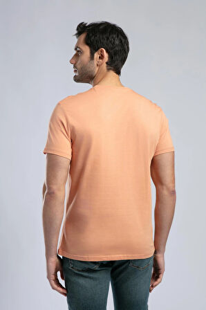 Vincent Erkek O Yaka T-Shirt Somon