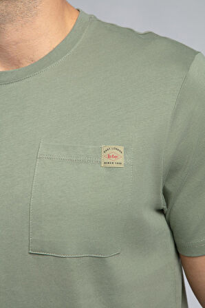 Vincent Erkek O Yaka T-Shirt Haki