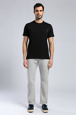 Vincent Erkek O Yaka T-Shirt Siyah