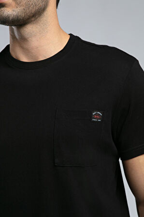 Vincent Erkek O Yaka T-Shirt Siyah