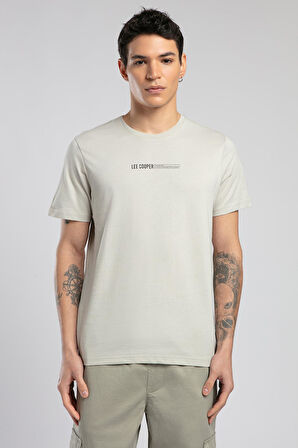 Elvis Erkek O Yaka T-Shirt Taş