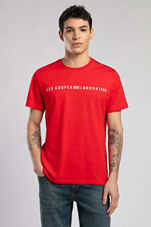 Stew Erkek O Yaka T-Shirt Kırmızı