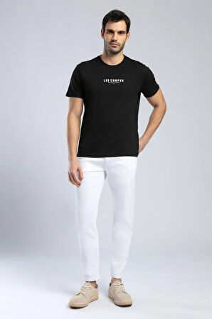 Patrico Erkek O Yaka T-Shirt Siyah