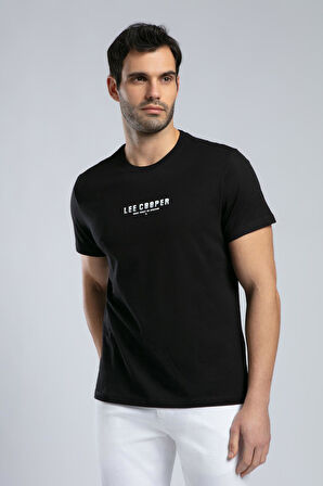 Patrico Erkek O Yaka T-Shirt Siyah