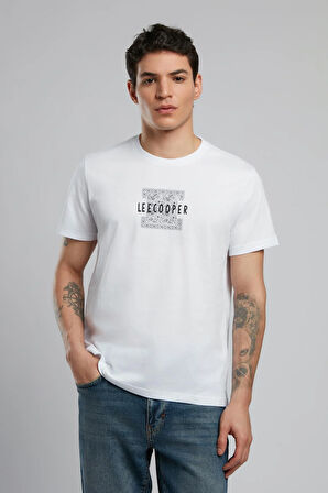 Bart Erkek O Yaka T-Shirt Beyaz
