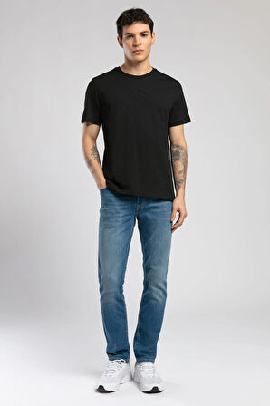 Mattias Erkek O Yaka T-Shirt Siyah