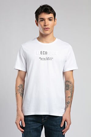 Desav Erkek O Yaka T-Shirt Beyaz