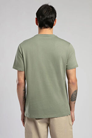 Desav Erkek O Yaka T-Shirt Haki