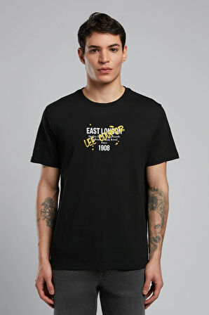 Orsino Erkek O Yaka T-Shirt Siyah