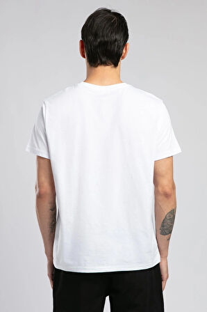 Ric Erkek O Yaka T-Shirt Beyaz