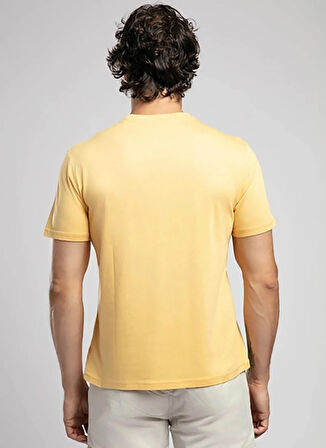 Lee Cooper Yuvarlak Yaka Safran Erkek T-Shirt 252 LCM 242042 NELLI SAFRAN