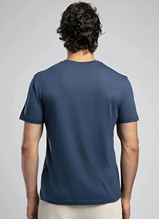 Lee Cooper Yuvarlak Yaka Açık Lacivert Erkek T-Shirt 252 LCM 242042 NELLI A.LACİVERT