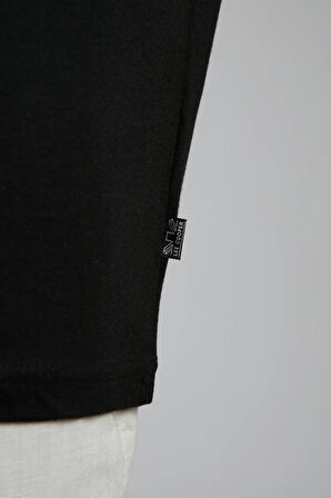 Capela Erkek O Yaka T-Shirt Siyah