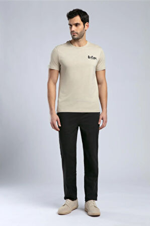Rinaldo Erkek O Yaka T-Shirt Bej