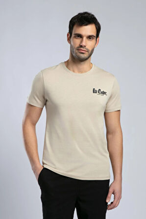 Rinaldo Erkek O Yaka T-Shirt Bej