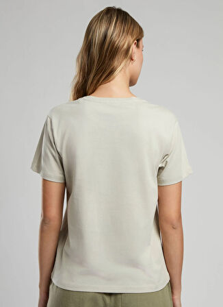 Lee Cooper Bisiklet Yaka Baskılı Taş Kadın T-Shirt 252 LCF 242008 LEICESTER TAŞ