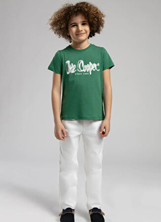 Lee Cooper Baskılı Yeşil Erkek Çocuk T-Shirt 252 LCB 242002