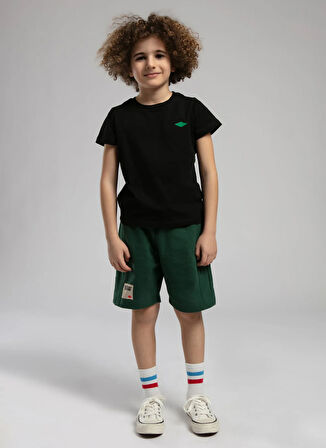 Lee Cooper Baskılı Siyah Erkek Çocuk T-Shirt 252 LCB 242008