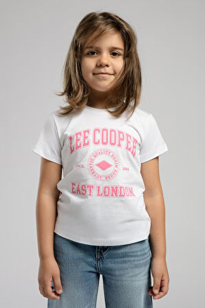 Lisburn Kız Çocuk T-Shirt Beyaz
