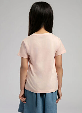 Lee Cooper Baskılı Pudra Kız Çocuk T-Shirt 252 LCG 242007