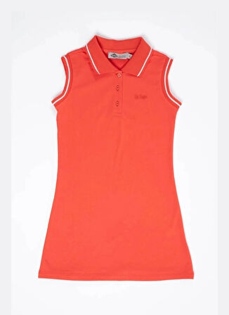 Lee Cooper Düz Kırmızı Kız Çocuk Orta Elbise 252 LCG 244001
