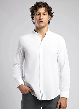 Lee Cooper Regular Fit Beyaz Erkek Gömlek 252 LCM 241013 JULSA BEYAZ