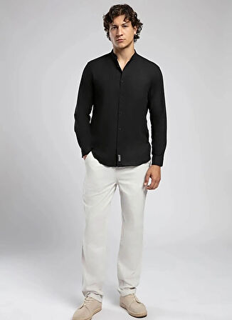 Lee Cooper Regular Fit Siyah Erkek Gömlek 252 LCM 241013 JULSA SİYAH