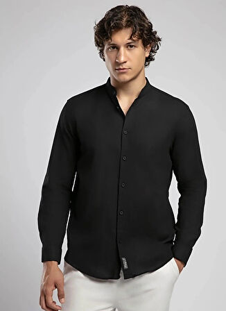 Lee Cooper Regular Fit Siyah Erkek Gömlek 252 LCM 241013 JULSA SİYAH