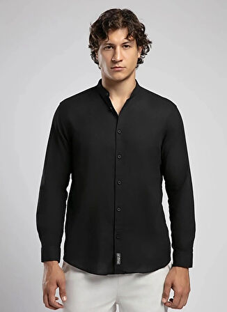 Lee Cooper Regular Fit Siyah Erkek Gömlek 252 LCM 241013 JULSA SİYAH