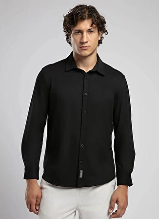 Lee Cooper Regular Fit Siyah Erkek Gömlek 252 LCM 241016 JOLES SİYAH