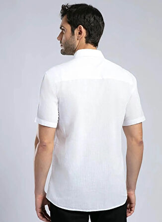 Lee Cooper Regular Fit Beyaz Erkek Gömlek 252 LCM 241018 DESOLA BEYAZ