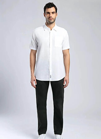 Lee Cooper Regular Fit Beyaz Erkek Gömlek 252 LCM 241018 DESOLA BEYAZ