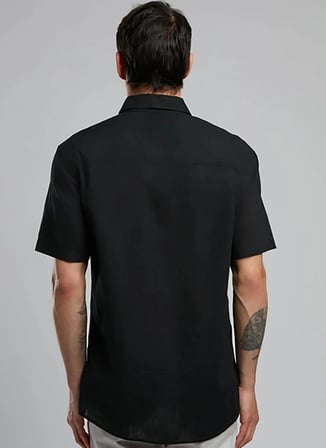 Lee Cooper Regular Fit Siyah Erkek Gömlek 252 LCM 241018 DESOLA SİYAH