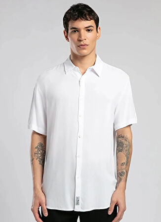 Lee Cooper Regular Fit Beyaz Erkek Gömlek 252 LCM 241019 BASICES BEYAZ
