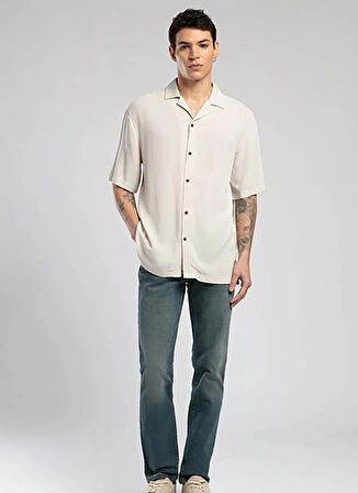 Lee Cooper Regular Fit Bej Erkek Gömlek 252 LCM 241020 FAYLIN BEJ