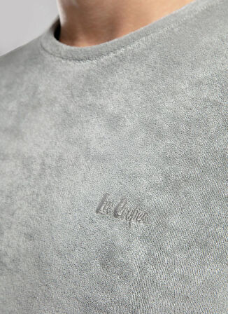 Lee Cooper Yuvarlak Yaka Gri Erkek T-Shirt 252 LCM 242008 NAUL GRİ