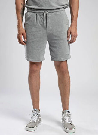 Lee Cooper Regular Fit Gri Erkek Şort 252 LCM 221019 NAUTSA GRİ