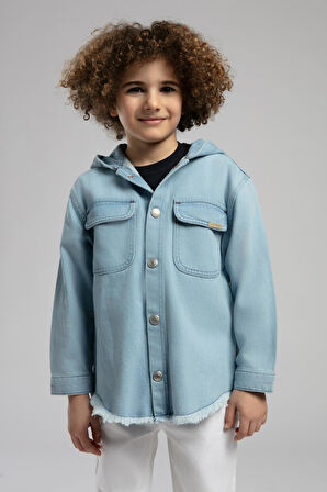 Texas Erkek Çocuk Jean Gömlek Denim
