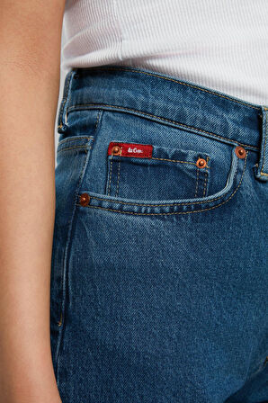 Clara Kadın Jean Pantolon Posey Blue Mid