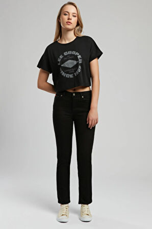 Susie Kadın Jean Pantolon Siyah Sanbourne Black