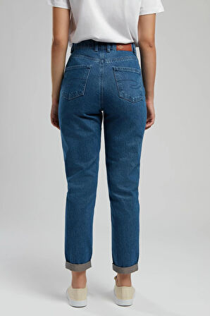 Marlyn Kadın Jean Pantolon Rainbow Blue