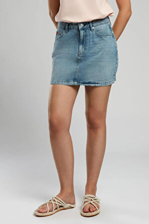 Lily Kadın Jean Etek Denim