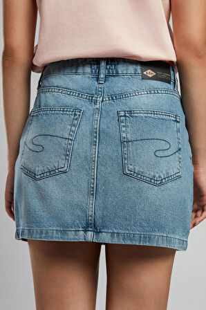 Lily Kadın Jean Etek Denim