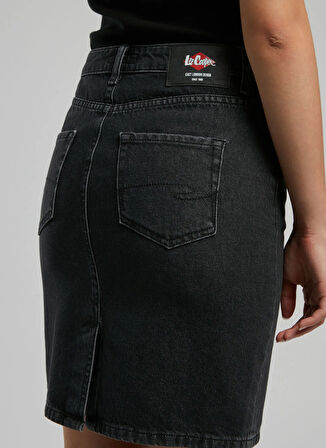 Lee Cooper Standart Bel Kadın Düz Standart Etek 252 LCF 126002 LAMI 1 DENIM