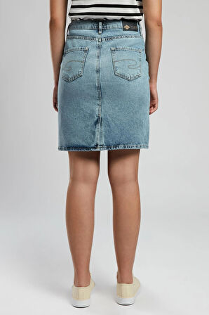 Lami 2 Kadın Jean Etek Denim