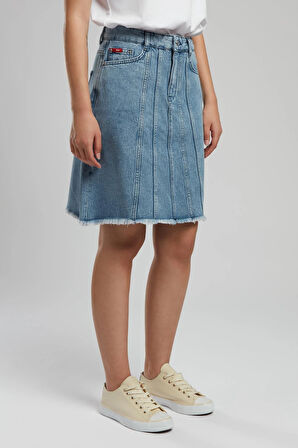 Kaylie Kadın Jean Etek Denim