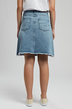 Kaylie Kadın Jean Etek Denim