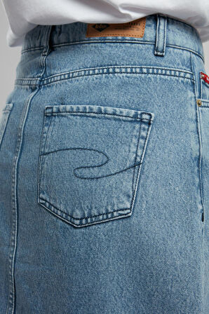 Kaylie Kadın Jean Etek Denim