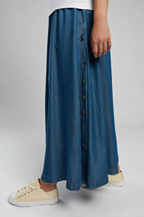 Megan Kadın Jean Etek Denim