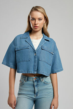 Loren 2 Kadın Jean Ceket Denim